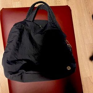 Black and Rose Gold Lululemon Bag in Awesome Used Condition